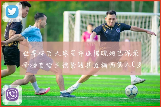 世界杯百大球星评选揭晓姆巴佩荣登榜首哈兰德紧随其后梅西第八C罗位列第二十五